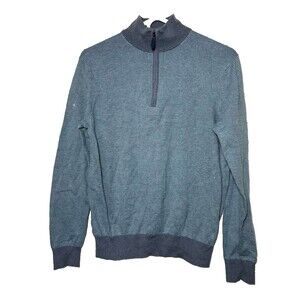 Vineyard Vines Quarter Zip Sweater Men's Small Pullover Stripes Long Sleeves